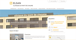 Desktop Screenshot of clinique-pontdechaume.fr
